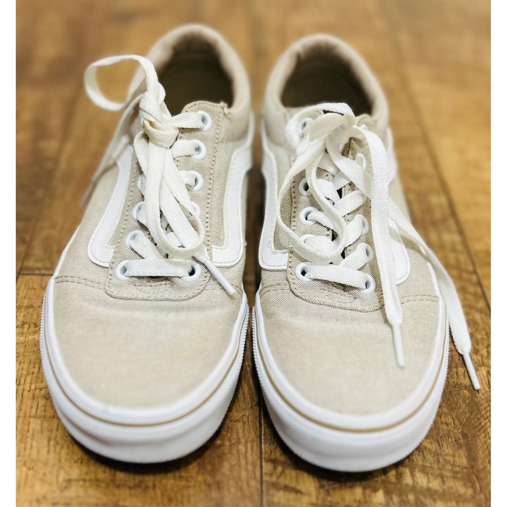 Vans Ward Low Top Tan Khaki Canvas Skate Shoes Womens 6‎ 500714